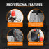 Unimac 70L 2.2kW Commercial Air Compressor, 280L/min 116PSI, Brushless Motor, Certified Tank, Long Service Life