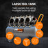 Unimac 150L 4.5HP Ultra-Slient Oil-Free Electric Air Compressor, Long Life Quad Motor, 116PSI Portable Heavy Duty, Twin Nitto Outlets, 15A Plug