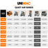 UNIMAC 50L 3.0HP Silent Oil-Free Electric Air Compressor, Portable, Twin Nitto Outlets