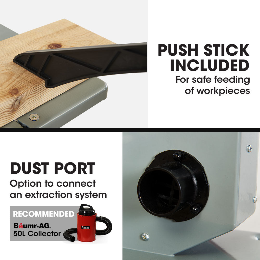 BS40 500W Benchtop Bandsaw with 115mm Cutting Height, 245mm Width
