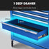 7 Drawer Tool Box Cabinet Trolley Storage, Toolbox Garage Organiser Set, Blue