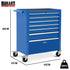7 Drawer Tool Box Cabinet Trolley Storage, Toolbox Garage Organiser Set, Blue
