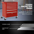 7 Drawer Tool Box Cabinet Trolley Storage, Toolbox Garage Organiser Set, Red