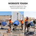 BAUMR-AG 250L Heavy-Duty Petrol Concrete Cement Mixer, 3hp 105cc Engine