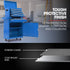 5 Drawer Tool Box Cabinet Chest Storage, with 1-Door Toolbox Garage Organiser Set, Blue