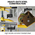 UNIMAC Drywall & Panel Lifter, 1200 x 3600 68kg Max Gyprock Sheet, Galvanised, No-mark Locking Castors