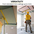 UNIMAC Drywall & Panel Lifter, 1200 x 3600 68kg Max Gyprock Sheet, Galvanised, No-mark Locking Castors