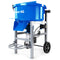 120L Forced Action Pan Mixer, 1500W Electric Direct Drive Motor, Heavy-Duty Frame, for Mortar Screed Resin Cement, 10 Inch Solid Rubber Wheels