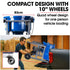 120L Forced Action Pan Mixer, 1500W Electric Direct Drive Motor, Heavy-Duty Frame, for Mortar Screed Resin Cement, 10 Inch Solid Rubber Wheels