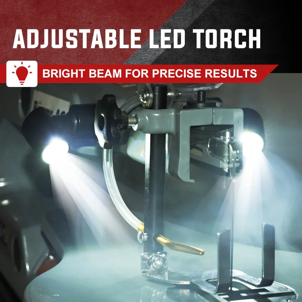 SS16 16 120W Variable Speed Scroll Saw Tool Electric Dual Lamps