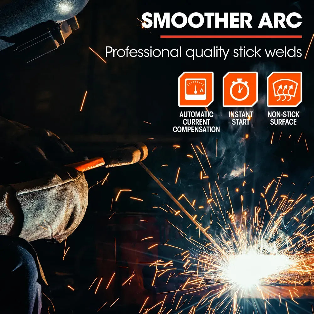 ROSSI Portable Inverter Welder Plasma Cutter, 3in1 Multi-function Cut/MMA/TIG Welding Machine, 15A Plug
