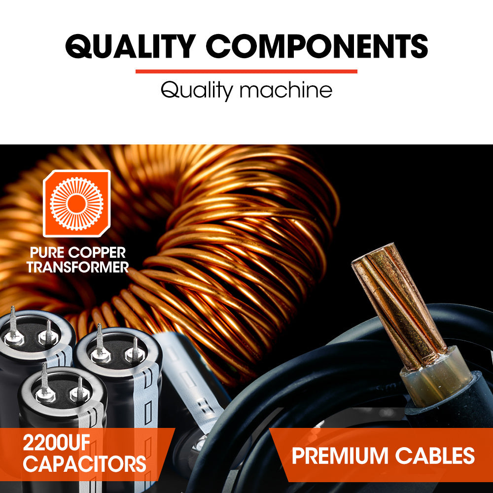 160 Amp AC DC TIG MMA ARC Stick Inverter Welder, Ideal for Aluminium and Copper Welding, 15A Plug