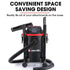 Baumr-AG 20L 1200W Wet and Dry Vacuum Cleaner, with Blower, for Car, Workshop, Carpet