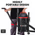 Baumr-AG 20L 1200W Wet and Dry Vacuum Cleaner, with Blower, for Car, Workshop, Carpet