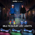 SX-2500 Hoverboard Scooter, 500W Brushless, UL Certified, AU Compliant, 6.5-inch Off-Road Style Tyres, Superior Self Balancing System, LED Lights, Blue