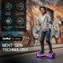 SX-2500 Hoverboard Scooter, 500W Brushless, UL Certified, AU Compliant, 6.5-inch Off-Road Style Tyres, Superior Self Balancing System, LED Lights, Pink