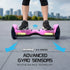 SX-2500 Hoverboard Scooter, 500W Brushless, UL Certified, AU Compliant, 6.5-inch Off-Road Style Tyres, Superior Self Balancing System, LED Lights, Pink