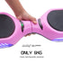 SX-2500 Hoverboard Scooter, 500W Brushless, UL Certified, AU Compliant, 6.5-inch Off-Road Style Tyres, Superior Self Balancing System, LED Lights, Pink