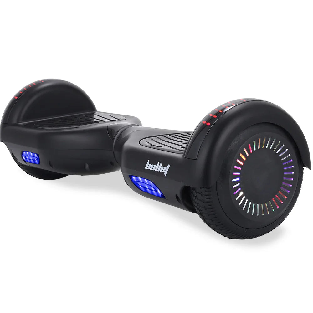 SX-2000 Hoverboard Scooter, 500W Brushless, UL Certified, AU Compliant, Superior Self Balancing System, LED Lights, Black