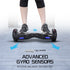 SX-2000 Hoverboard Scooter, 500W Brushless, UL Certified, AU Compliant, Superior Self Balancing System, LED Lights, Black