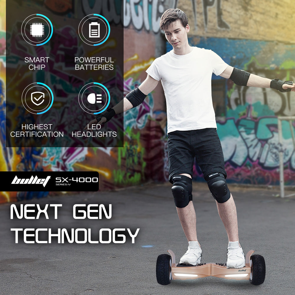 BULLET SX-4000 Hoverboard Scooter, 8.5