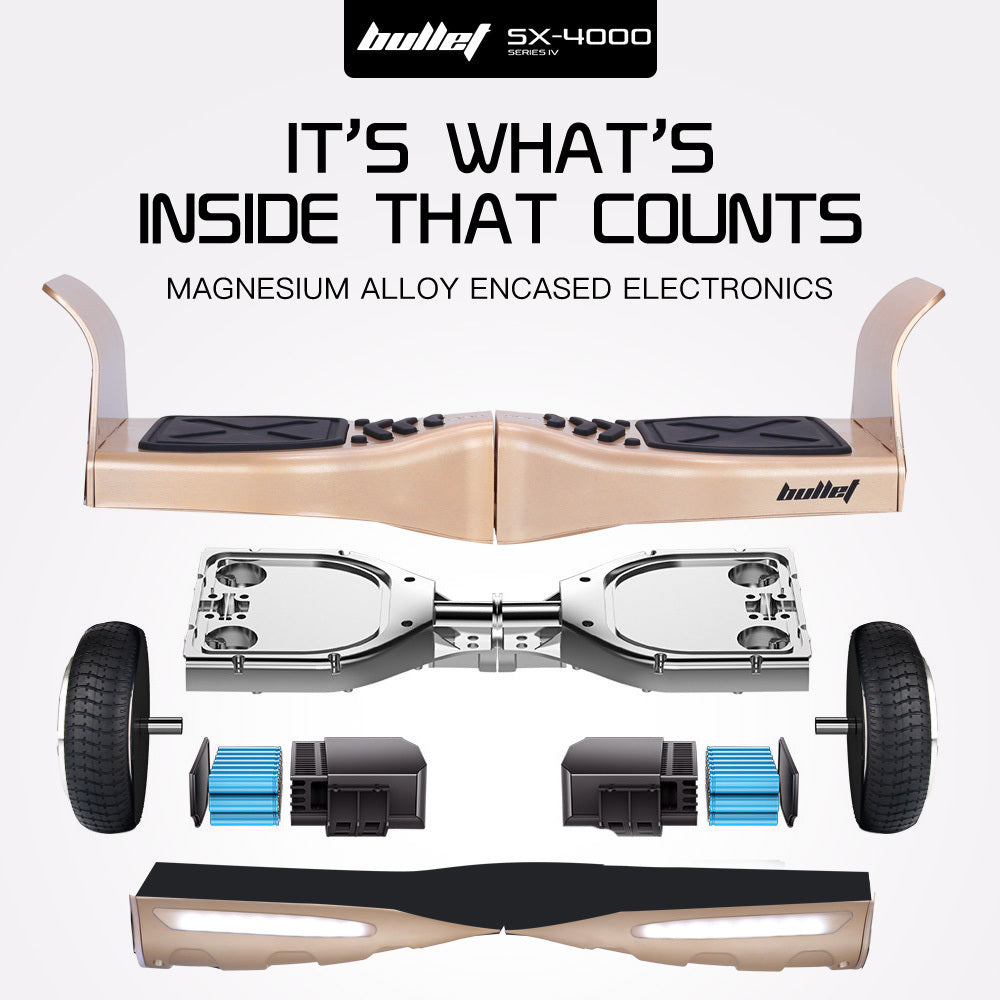 BULLET SX-4000 Hoverboard Scooter, 8.5