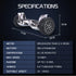 SX-4000 Hoverboard Scooter, 700W Brushless, UL Certified, AU Compliant, 8.5" Wheels, Superior Self Balancing System, LED Lights, Carry Bag, Camo