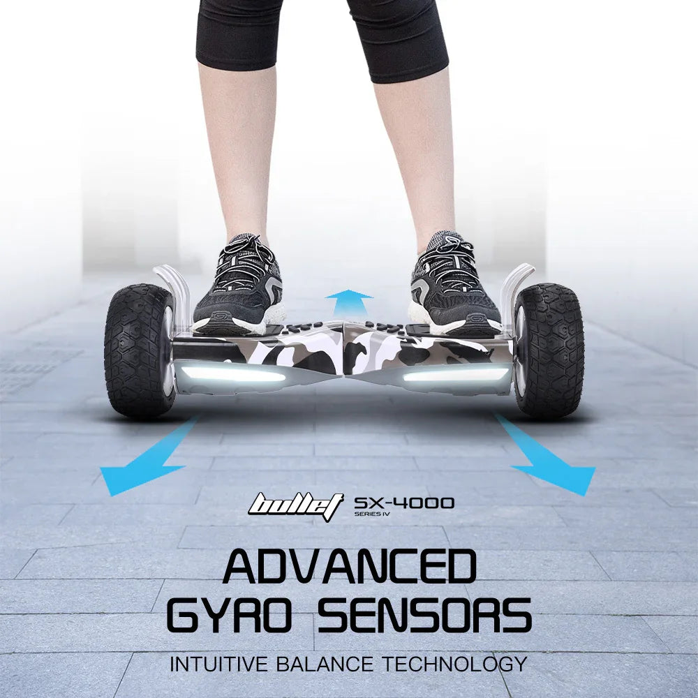 SX-4000 Hoverboard Scooter, 700W Brushless, UL Certified, AU Compliant, 8.5