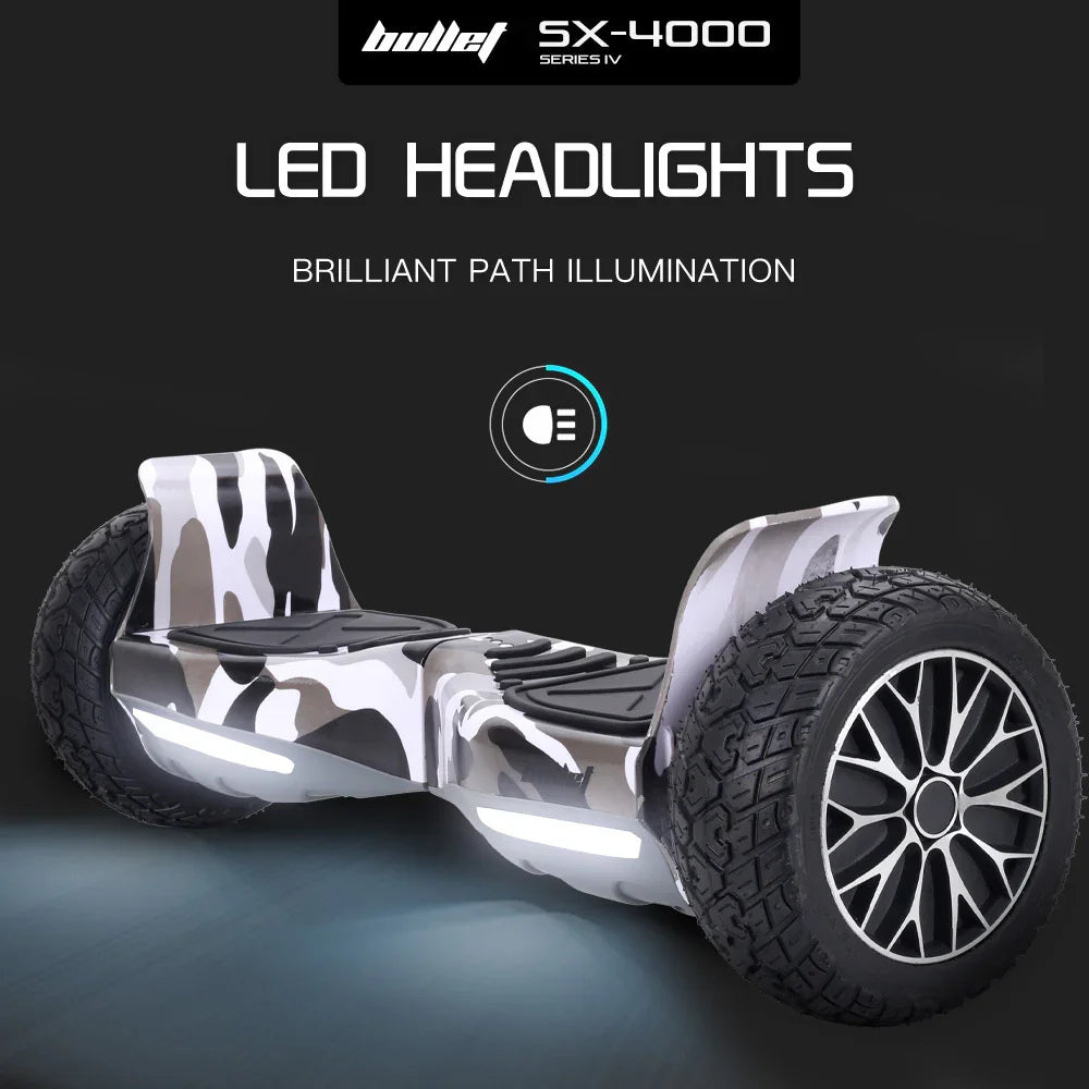 SX-4000 Hoverboard Scooter, 700W Brushless, UL Certified, AU Compliant, 8.5