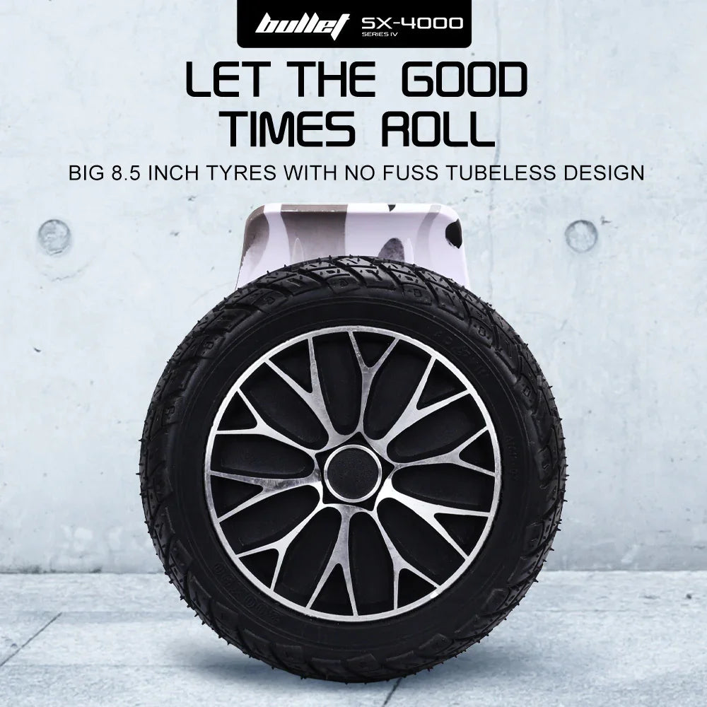 SX-4000 Hoverboard Scooter, 700W Brushless, UL Certified, AU Compliant, 8.5