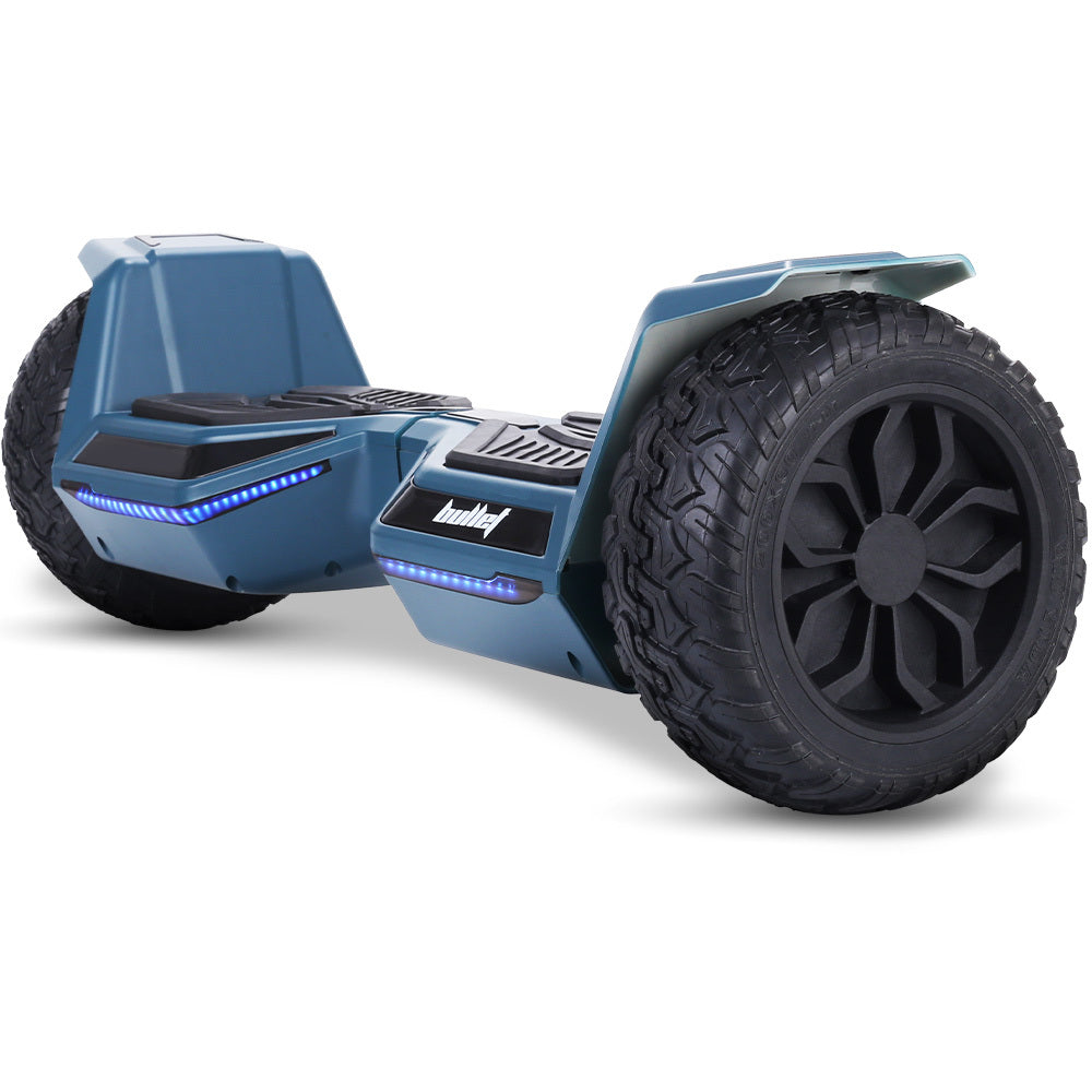 SX-4500 Hoverboard Scooter, 8.5" Wheels, 700W Brushless, Superior Self Balancing System, UL Certified, LED Lights, Carry Bag, Navy Blue