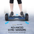 SX-4500 Hoverboard Scooter, 8.5" Wheels, 700W Brushless, Superior Self Balancing System, UL Certified, LED Lights, Carry Bag, Navy Blue