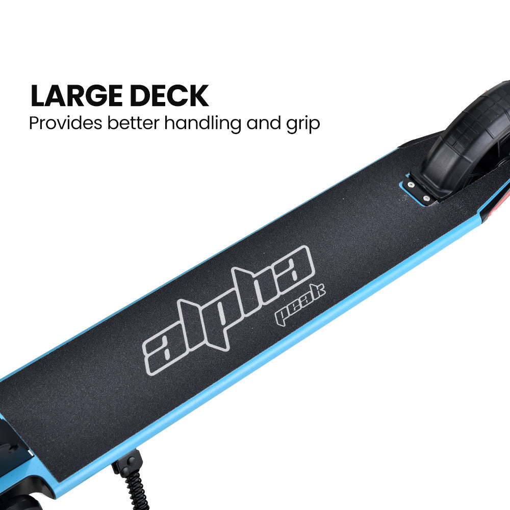 Peak Electric Scooter 300W Power Up to 25km/h Adult Teens E-Scooter Easy Fold, Blue