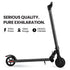 ALPHA Peak 300W 10Ah Electric Scooter, Suspension, for Adults or Teens, Black