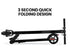ALPHA Peak 300W 10Ah Electric Scooter, Suspension, for Adults or Teens, Black