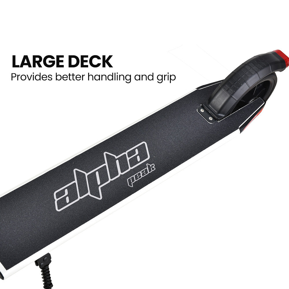 Peak Electric Scooter 300W Power Up to 25km/h Adult Teens E-Scooter Easy Fold, White