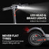 Urban 8 Electric Scooter, Suspension, 25km Range, 8.5-Inch Wheels, Brushless Motor, Motorised Commuter eScooter for Adults, Grey