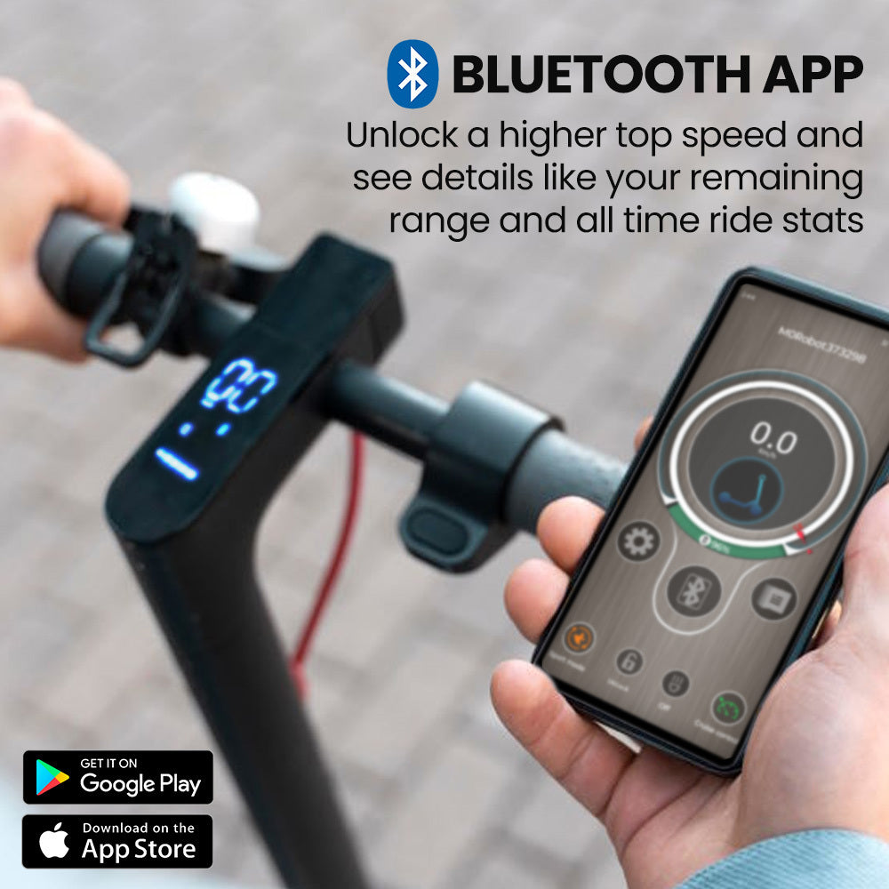 Urban 10 Electric Scooter, 35km/h, Suspension, 35km Range, 10-Inch Wheels, Brushless Motor, Free APP, Motorised Commuter eScooter for Adults, Grey