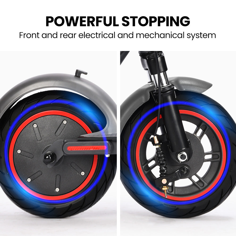 Urban 10 Electric Scooter, 35km/h, Suspension, 35km Range, 10-Inch Wheels, Brushless Motor, Free APP, Motorised Commuter eScooter for Adults, Grey