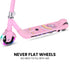 WhizKid Electric Scooter, Ages 5-11, Adjustable Height, AU Compliant, Lithium Battery, Brushless Motor, Pink