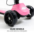 3-Wheel Electric Scooter , Ages 3-8, Adjustable Height, AU Compliant, Lithium Battery, Pink
