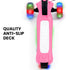 3-Wheel Electric Scooter , Ages 3-8, Adjustable Height, AU Compliant, Lithium Battery, Pink
