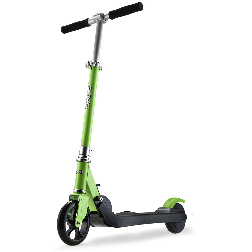 Electric Scooter Lithium Ride-On Foldable E-Scooter 125W Rechargeable, Green