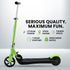 Electric Scooter Lithium Ride-On Foldable E-Scooter 125W Rechargeable, Green