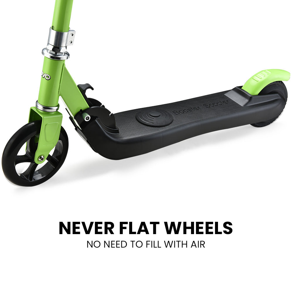 Electric Scooter Lithium Ride-On Foldable E-Scooter 125W Rechargeable, Green