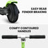 Electric Scooter Lithium Ride-On Foldable E-Scooter 125W Rechargeable, Green