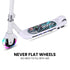 WhizKid Electric Scooter, Ages 5-11, Adjustable Height, AU Compliant, Lithium Battery, Brushless Motor, White