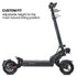 VALK Ego 8 Electric Scooter, 500W, AU Compliant, 48V 13Ah, 55km Max Range, eScooter for Adults, Foldable, Off Road, Black