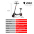 VALK Fusion 7 Electric Scooter with Seat option 800W 48V 13Ah Lithium 50km Range Quad Shocks 10 inch Tyres