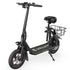 Electric Scooter with Seat, Disc brakes, 12" Tyres, AU Compliant, for Adults, Teens, Commuter, Black